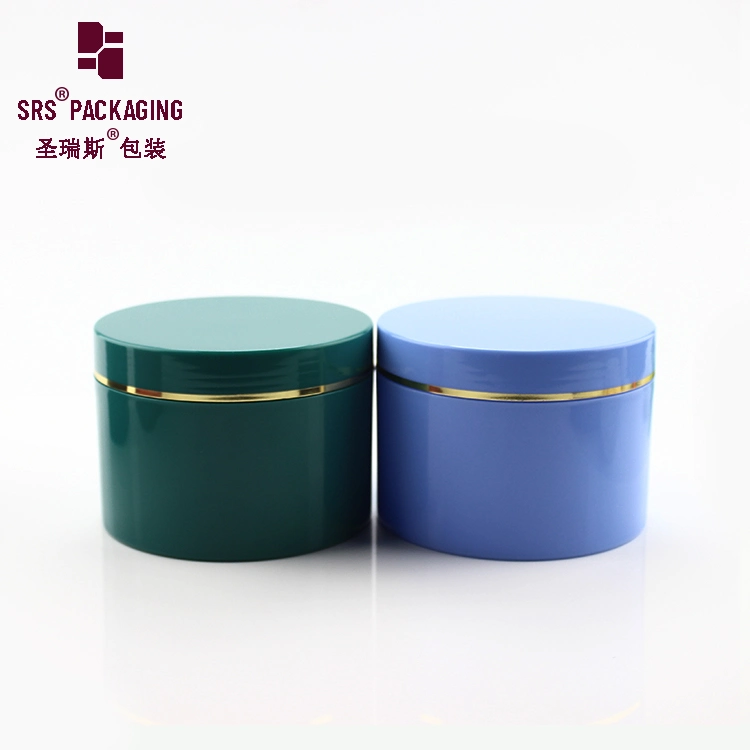 Eco friendly PCR Empty PP 100g 200g 300g 400g 500g Bamboo Plastic Round Cosmetic Packaging Skin Care Airless Dispenser Glass Skincare Face Cream Acrylic PET Jar