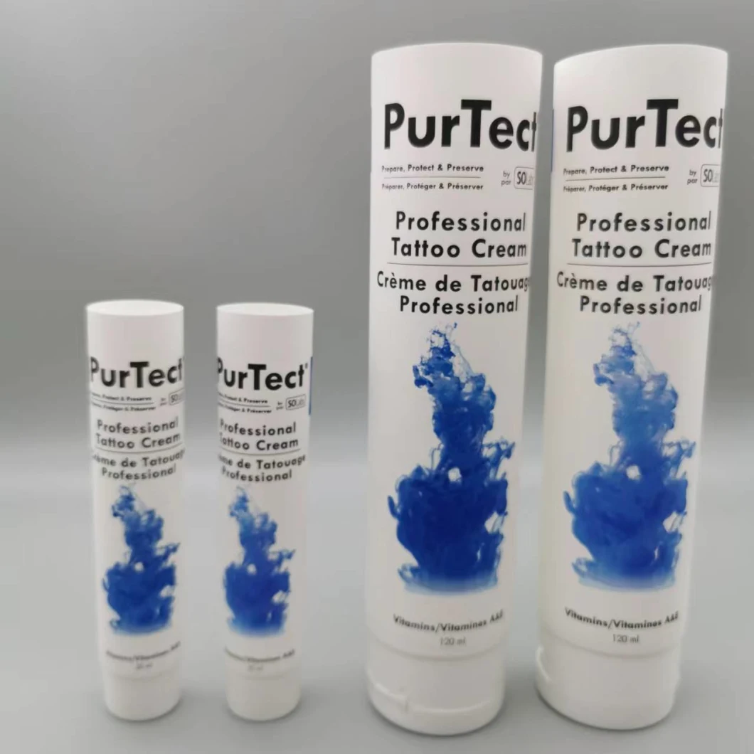 Lotion Cream Cosmetic Tubes with Flip Top Cap