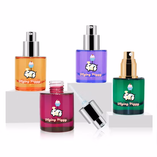 Envase de lujo 30 50 80 G 40 100 120 Ml Envase vacío para el cuidado de la piel Bomba de loción Frasco de crema Botella cosmética de aerosol de vidrio personalizada